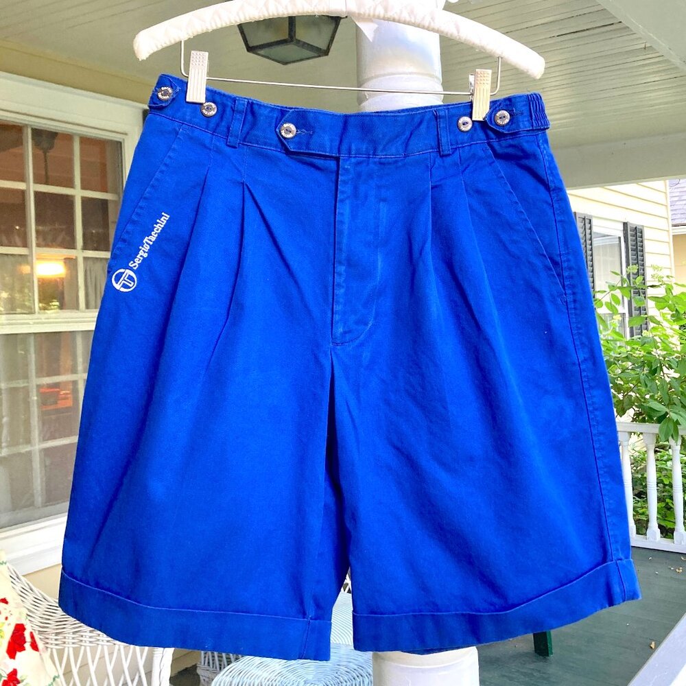Vintage Sergio Tacchini 100% Cotton Shorts w Cuffs, Men’s